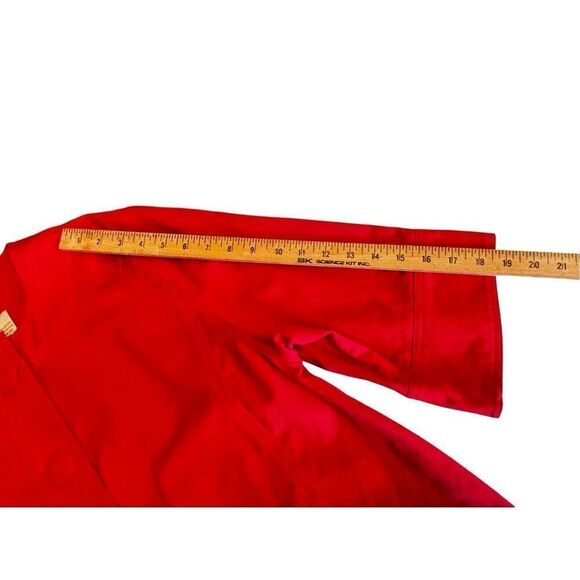 Chicos red cape style jacket  size 0 = 4-6 - Picture 13 of 15